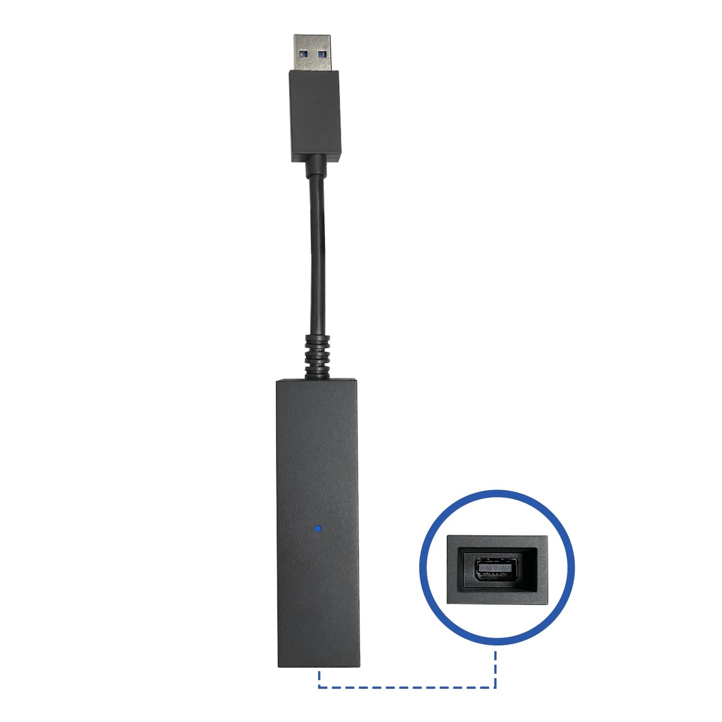Plauduct PS4 Camera Adapter for PSVR on PS5 PlayStation 5 Converter Cable for Using PlayStation VR PS VR on PS5 Console