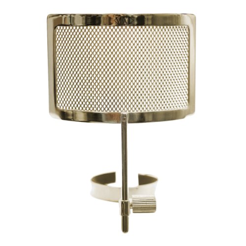 MXL-PF-005-C Metal Mesh Pop Filter intended to attach to MXL 2001, 2003A or other mics of the same size.