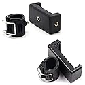 ThtRht 2 Pack Selfie Stick Mount Phone Holder Clip Clamp Pole Phone Mount for Gopro Extension Pole Selfie Stick Monopod Portable Vlog Handle Grip