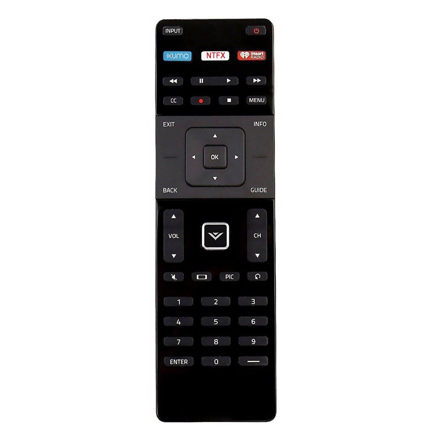 New Remote Control XRT122 Replacement fit for VIZIO D?Series D48?D0 48" 1080p LED Smart TV