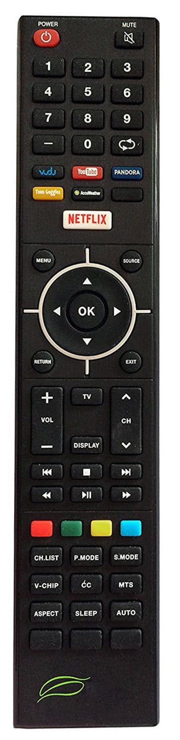 Replacement SEIKI Smart TV Remote Control for Seiki SE32HY19T Smart tv Remote with Netflix VUDU YouTube Pandora Keys