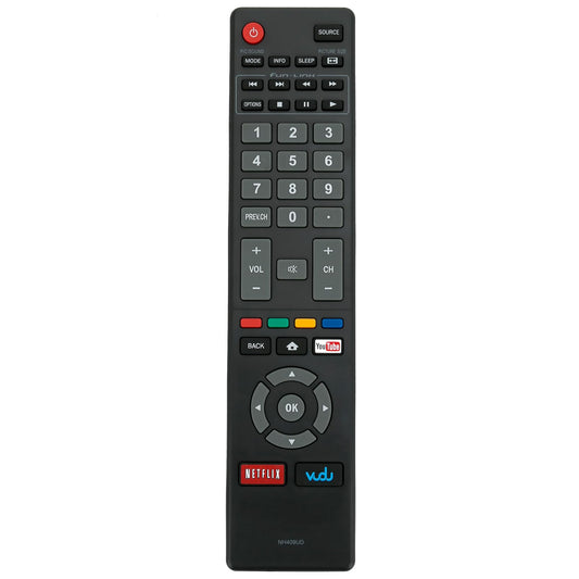 NH409UD Replace Remote Control fit for Magnavox LED Smart HDTV TV 32MV304X 32MV304XF7 40MV324X 40MV336X 50MV314X 55MV314X 43MV314X 43MV314XF7 NH410UP