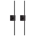 KDG Cordless Wall Sconces Set of 2, Wireless 5200mAh Rechargeable Battery Operated LED Wall Lamps with Remote, 360° Rotate Lightings for Wall