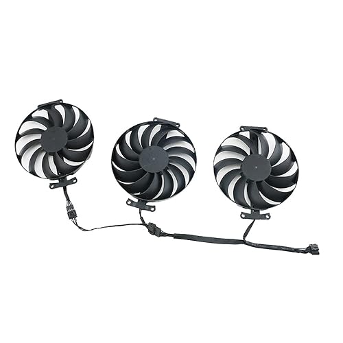 Rakstore T129215SU CF1010U12S 95mm Graphics Card Cooling Fan Replacement for ASUS ROG Strix RTX 3070 3070Ti 3080 3080Ti 3090 3060Ti RX 6700 XT 6800