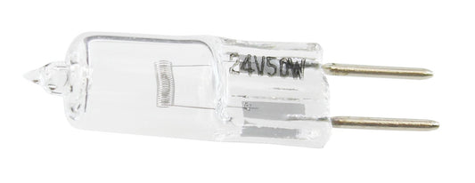 Higuchi JC 5521 - 50 Watt 24 Volt Halogen Bi-Pin Light Bulb, GY6.35 Base