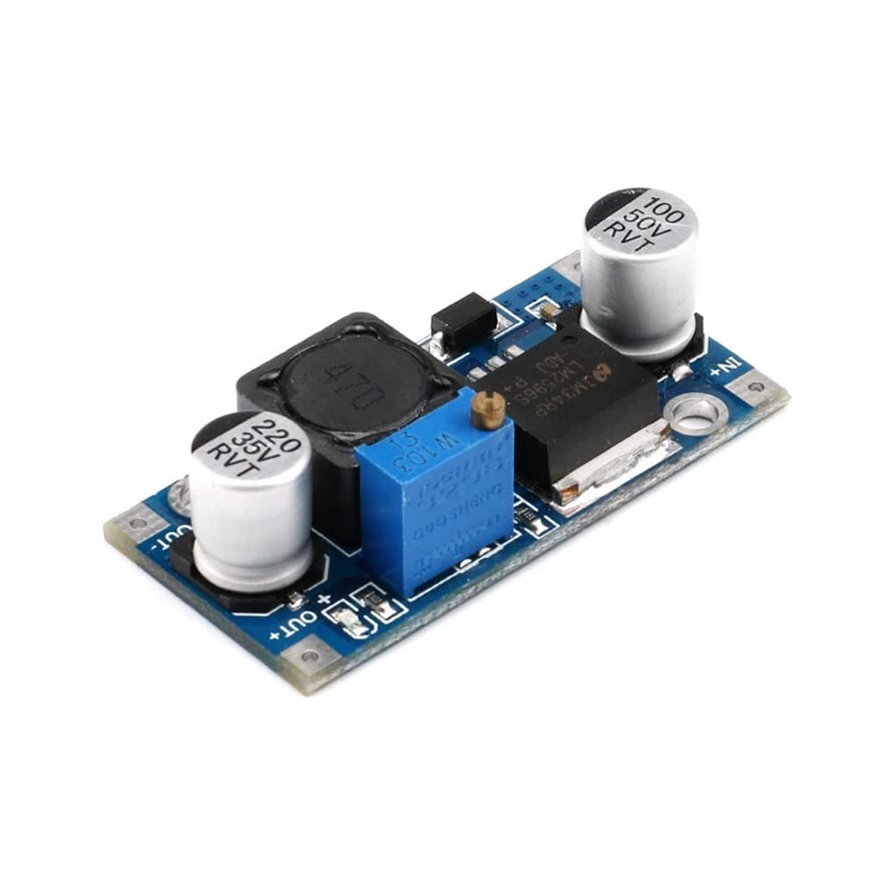 Rakstore 4pcs LM2596 DC-DC Buck Converter Step Down Power Supply Module 3V/5V/12V/24V Adjustable Voltage Regulator 3A
