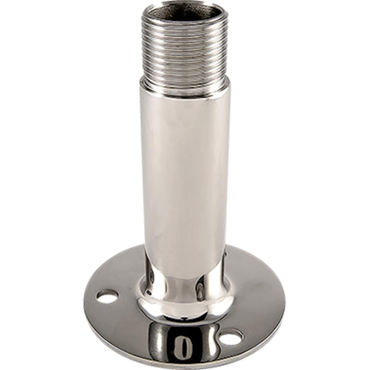 KJM M201, 4" Stainless Steel Antenna Mount with 1"-14 Thread