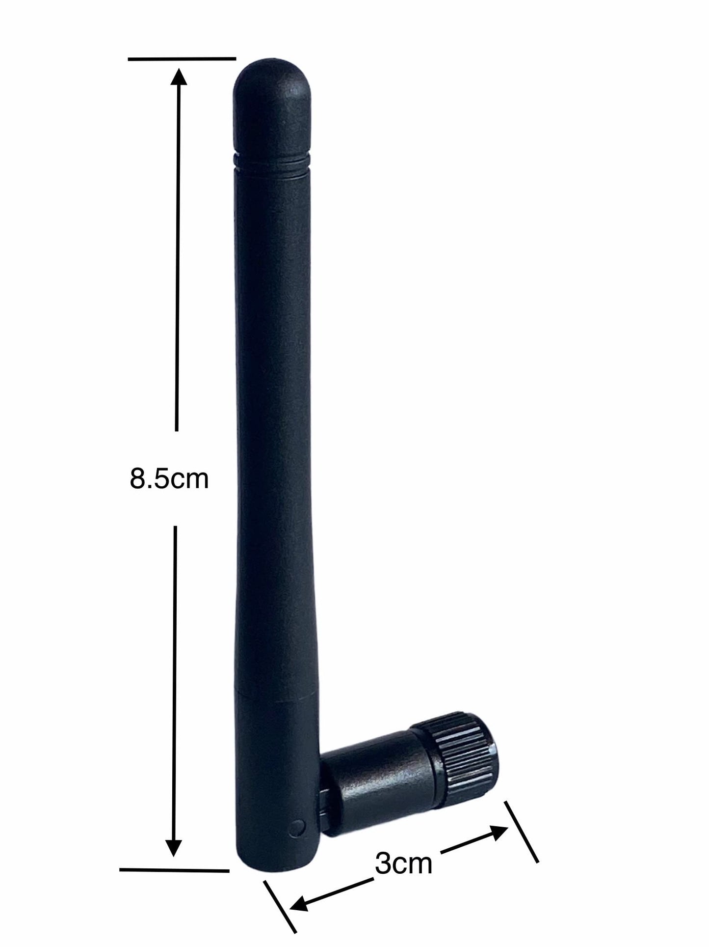 (2-Pack) Dual Band WiFi 2.4GHz 5GHz 5.8GHz 3dBi MIMO RP-SMA Male Antenna for WiFi Router Wireless Network Card USB Adapter- Security IP Camera Video