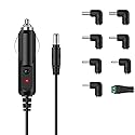 LIANSUM DC 12V 2A Car Charger Cigarette Lighter Compatible with Portable RCA DVD Player, Sylvania, DBPOWER, GPS, Bluetooth Speakers, Spectra S1…