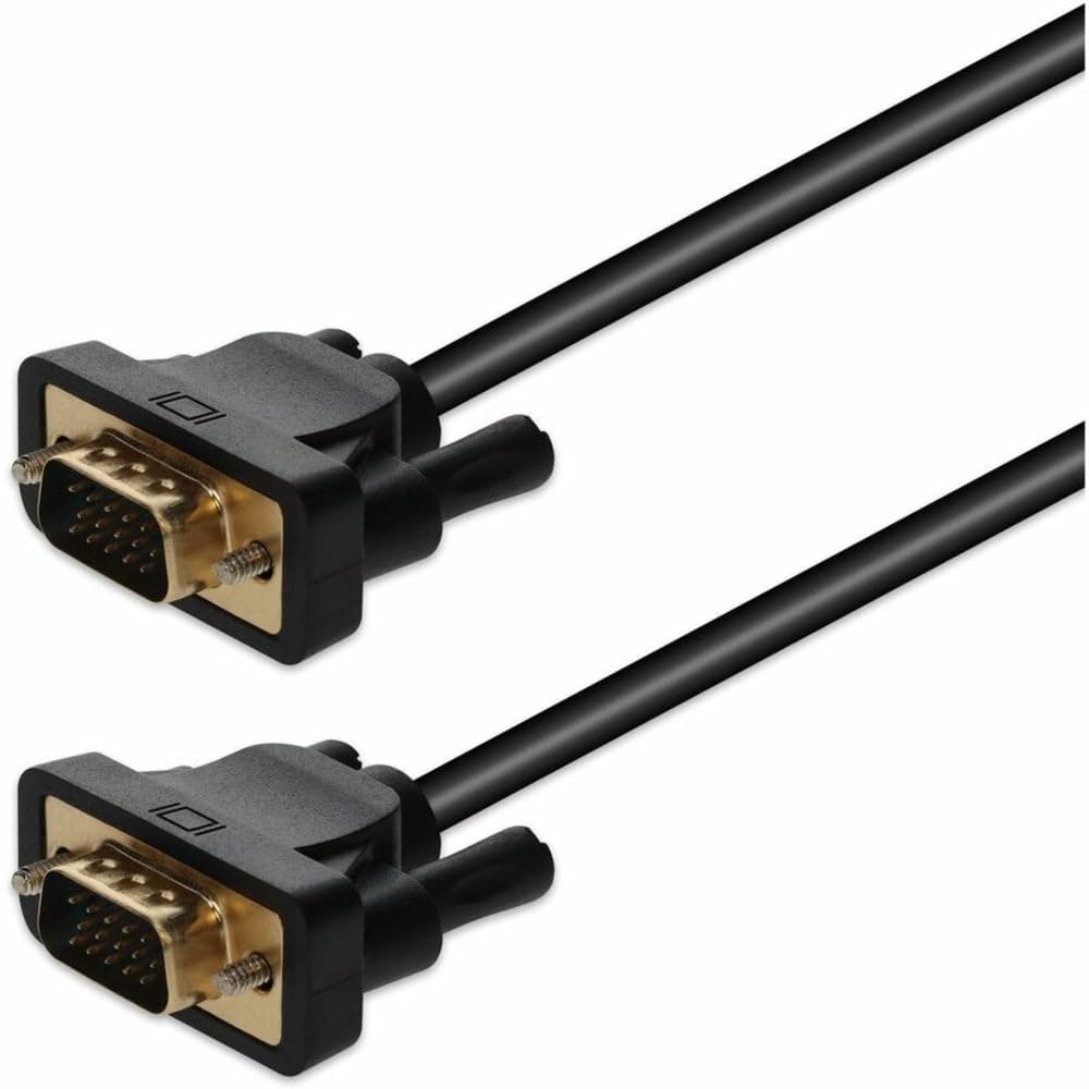 AddOn 1.82M (6.00ft) VGA Male to Male Black Cable