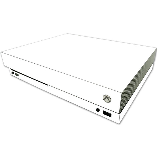 MightySkins Skin Compatible with Microsoft One X Console Only - Solid White | Protective, Durable, and Unique Vinyl Decal wrap Cover | Easy to Apply