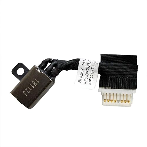 GinTai DC Power Jack Harness Cable Socket Plug Charging Port Replacement for Dell in-spiron 14 5480 5580/5485 5488 5498 5590 5598 Vostro 5481 5581