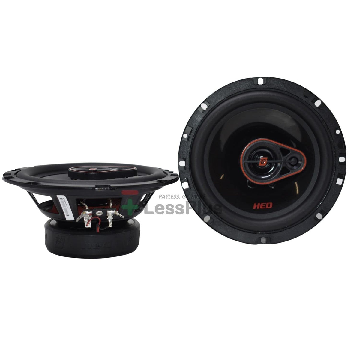 CERWIN-VEGA! HED Series 6.5" 3-Way Coaxial Car Speakers, 4?, 60W RMS/340W MAX Power, Superior Car Audio System, Durable Steel Frame, Graphite Cone, PEI Tweeter for Enhanced Car Speaker H7653