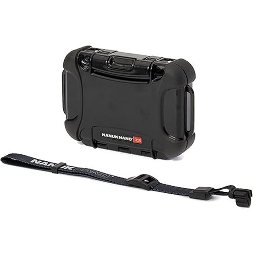 Nanuk 310-0001 Nano Series Waterproof Small Hard Case for Phones, Cameras and Electronics (Black)
