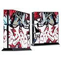 MightySkins Skin Compatible with Sony PS4 Console - Graffiti Mash Up | Protective, Durable, and Unique Vinyl Decal wrap Cover | Easy to Apply, Remove