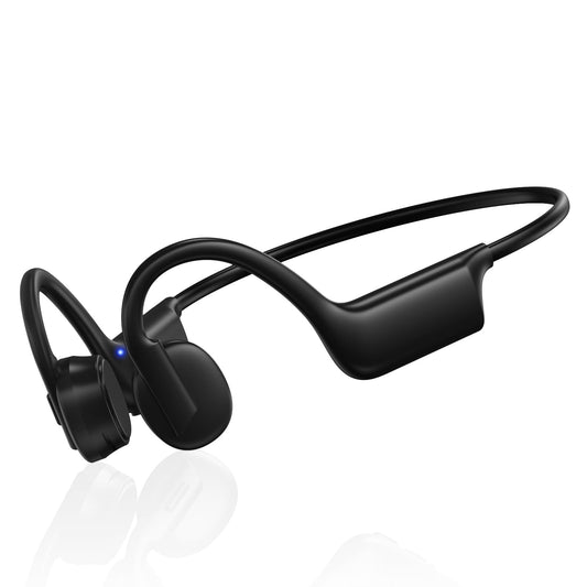 Bone Conduction Headphones, Wireless Bluetooth Open-Ear Sports Headphones with Mic, Type-C Quick Charging Long Battery Life, Upgrade Waterproof
