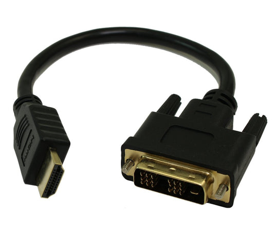 MyCableMart 6inch HDMI/DVI-D Combination Cable (28 AWG Gold Plated
