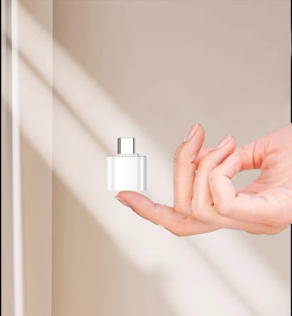 1 Pc Black USB C to USB Adapter, USB C Adapter, Type C Male to USB Adaptor