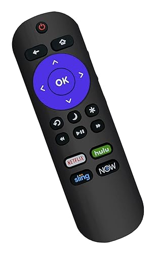 Universal Remote Control Compatible with All Hisense-Roku TV & Sharp-Roku TV Remote, No Setup Required