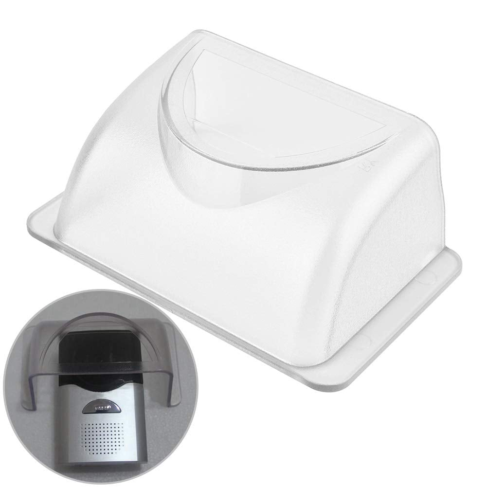 Sonew Plastic Rain Cover, Cover Doorbell, Plastic Access Controller Cover for Door Phone, Access Control, Doorbell - Clear