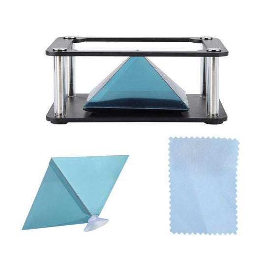 Hologram Watch, 3D Hologram Smartphone Holographic Display Stands Projector 3.5-6inch for Corporate Product Display, Cartoon Interaction and Personal