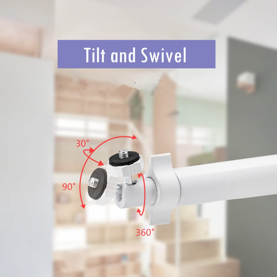 BeElion Security Camera Universal Mounting Bracket, Wall Ceiling Mounts Stand Holder Bracket Adjustable Compatible with Wireless Arlo Pro Security