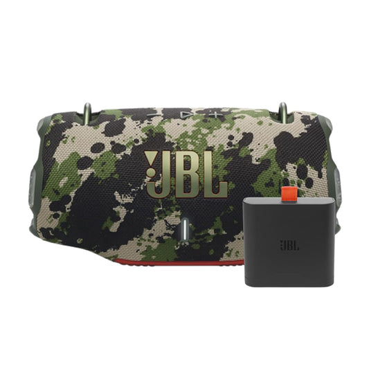 JBL Xtreme 4 Bluetooth Speaker Bundle with Shoulder Strap and Additional Battery 400 (Camo)