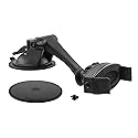 ARKON Mounts Mobile Grip 2 Phone Car Suction Mount | Strong Suction Mount | GPS Ready | 360° Adjustable Viewing | Compatible with iPhone, Samsung