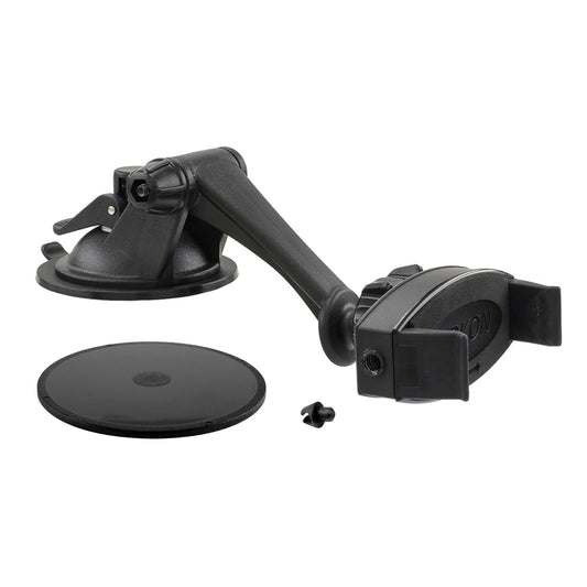 ARKON Mounts Mobile Grip 2 Phone Car Suction Mount | Strong Suction Mount | GPS Ready | 360° Adjustable Viewing | Compatible with iPhone, Samsung