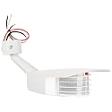 RAB Lighting STL200W Stealth Motion Sensor, 200 Degree Outdoor Motion Detector for Flood Lights White