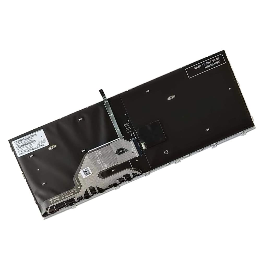 Laptop Replacement Keyboard Compatible for HP ProBook 640 g5 645 g5 Latin Layout Backlit Sliver Frame