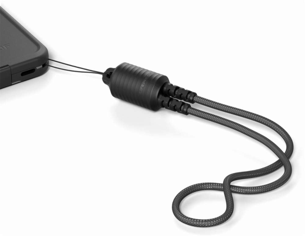 LifeProof LIFEACTÍV USB A-C Lanyard Cable - Retail Packaging - BLACK