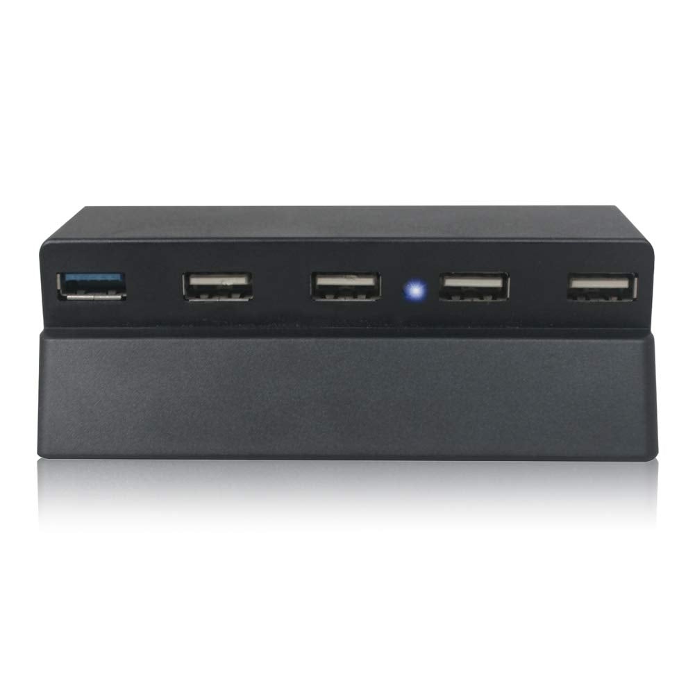 Bealuffe USB Hub for PS4Slim Gaming Console, USB Extender Splitter, Extra USB Ports