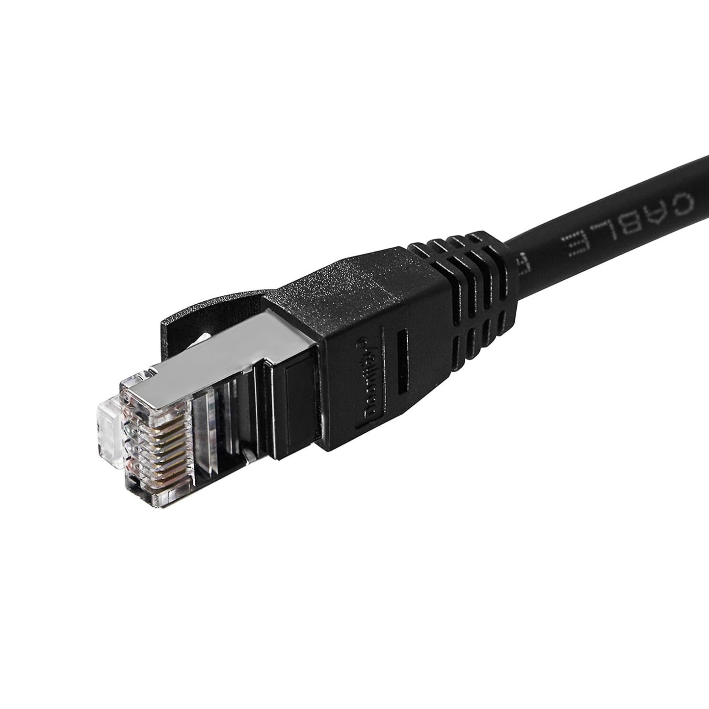 UCCKEYI 2-Pack RJ45 1-to-3 Ethernet LAN Splitter Adapter: Gold-Plated Connectors, ABS Housing, 6.5x2cm, for Network Cable Extension
