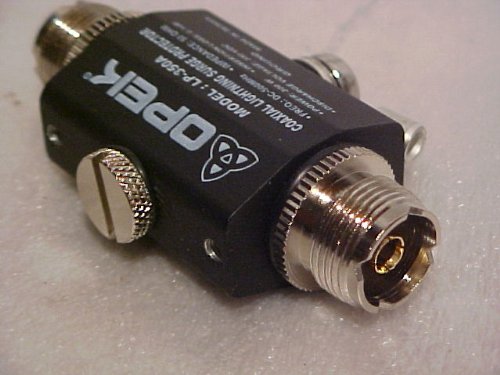 Opek LP-350a Lightning static Surge Protector Cb ham Radio Antenna 50 Ohm