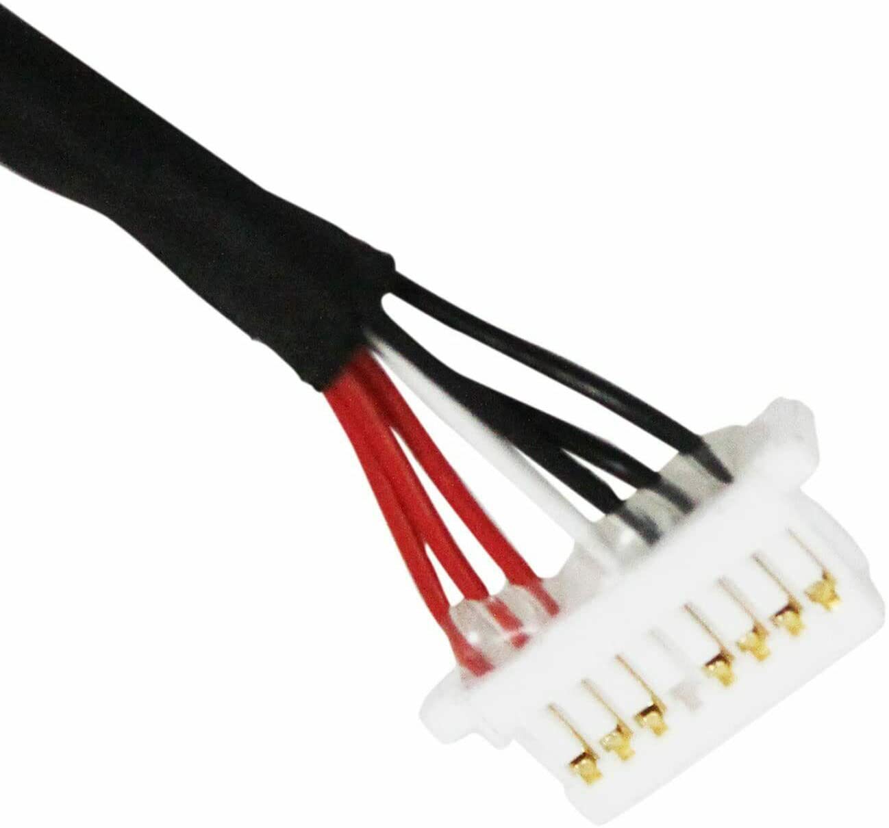 Fleshy Leaf DC Power Jack Charging Port Cable Replacement for Dell Inspiron 7586 7786 2-in-1 7778 7779 7386 13 7390 15 7586 17 7786 7791 Series Laptop