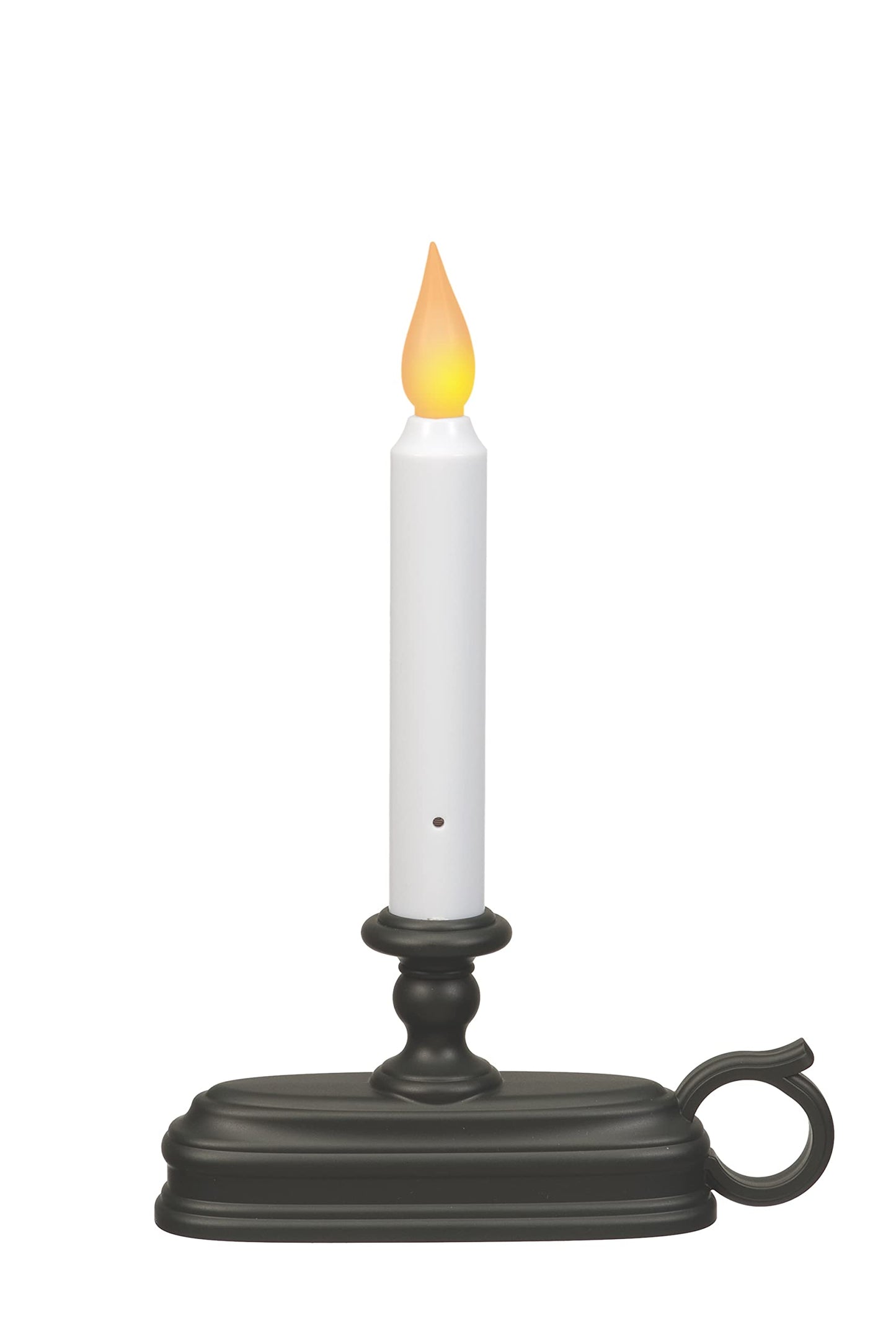 Xodus Innovations FPC1325A Battery Operated 9 inch Window Candle with Tilt to Change Flame Color and Dusk to Dawn Light Sensor Timer, Black/Antique