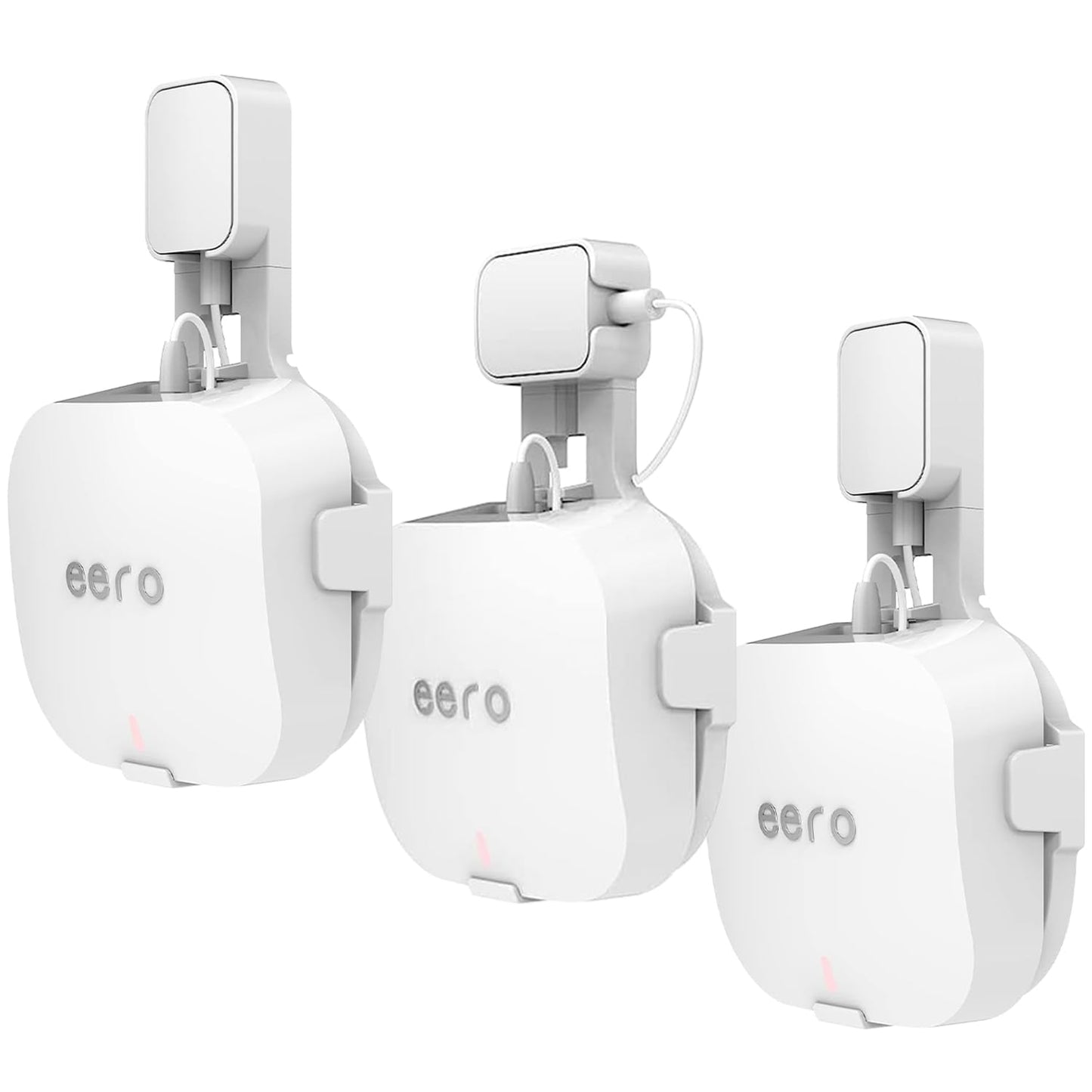 for Amazon eero Pro 6E & Pro 6 mesh Wi-Fi 6 Router Wall Mount Bracket Two Types of Install with Cable Storage and Space Saving Fits The eero Pro 6