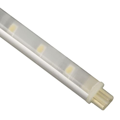 Jesco Lighting S601-12/40 LED Slim Stix 12" Linkable Cove Display Light Strip, 4000K Color, Aluminum Finish