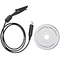 Tosuny USB Programming Cable for HT750 HT1250 PRO5150 GP328 GP340 GP380 GP640 GP680 GP960 GP1280 PR860 MTX850 PTX760 Radio, 1m/39.37inch Write