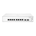 HPE Networking Instant On Switch Series 1930 8-Port Gb Smart-Managed Layer 2+ Ethernet Switch | 8X 1G | 2X SFP | US Cord (JL680A#ABA)