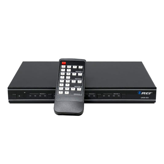 OREI USB 3.0 4x4 Matrix Peripheral Sharing Switch, Share 4 USB Devices with 4 Different Computer Hosts PC, Printer, Scanner, Mouse, Keyboard