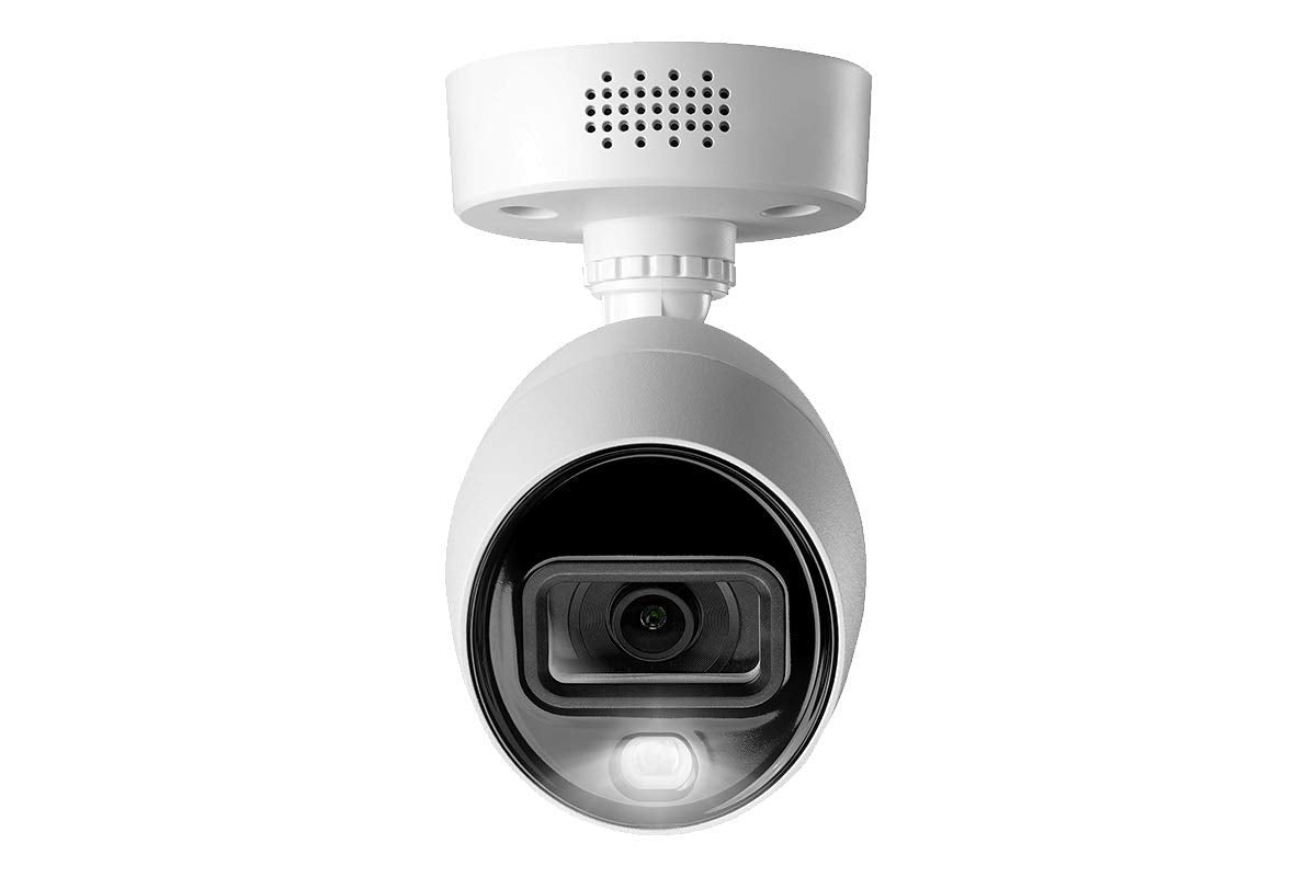 Lorex 4K Indoor/Outdoor Ultra HD Motion Detected Wired Security Surveillance Add-On Bullet Camera - with IR Night Vision and Long Range