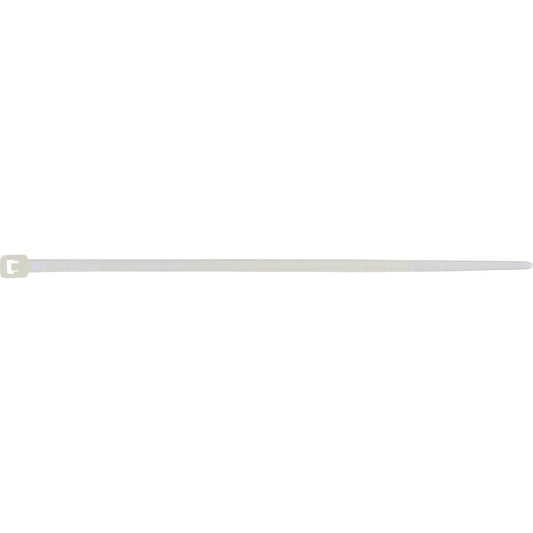 Morris Products Nylon Cable Zip Ties - 8 Inch Length - Heavy Duty, 40-Pound Tensile Strength - Cable Organization Applications - UR Recognized, UL