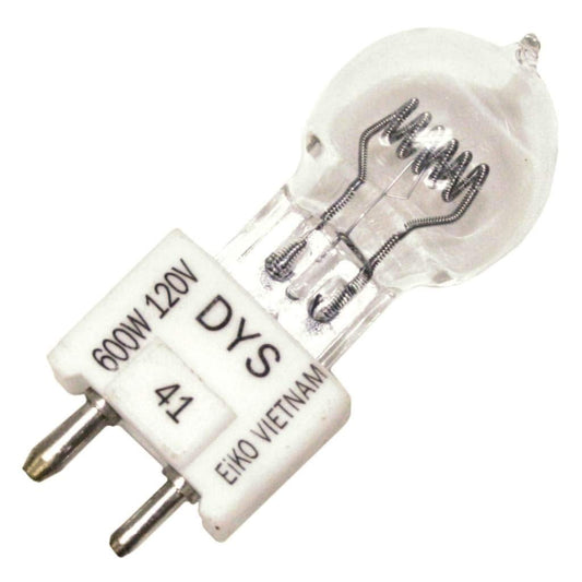 Eiko DYS/DYV/BHC T-6 GZ9.5 Base Halogen Bulb, 120V/600W
