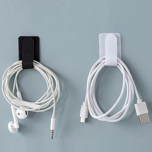 20Pcs Small 3M self Adhesive Wire Organizer Cord Hooks,Cable Wall Clips for Hanging,Wire Holder Clips for Cords,Cable Staples,Extension Cord