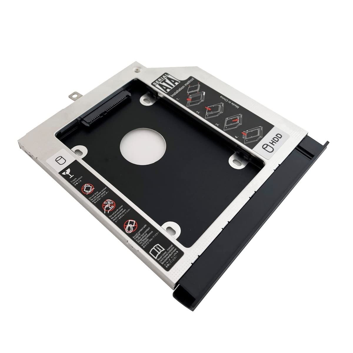 2nd HDD SSD Hard Drive Optical Caddy Tray for Lenovo Ideapad 510-14ISK 310-14ISK xiaoxin 310 310-15IKB ISK 510-15ISK with Bezel Front Panel