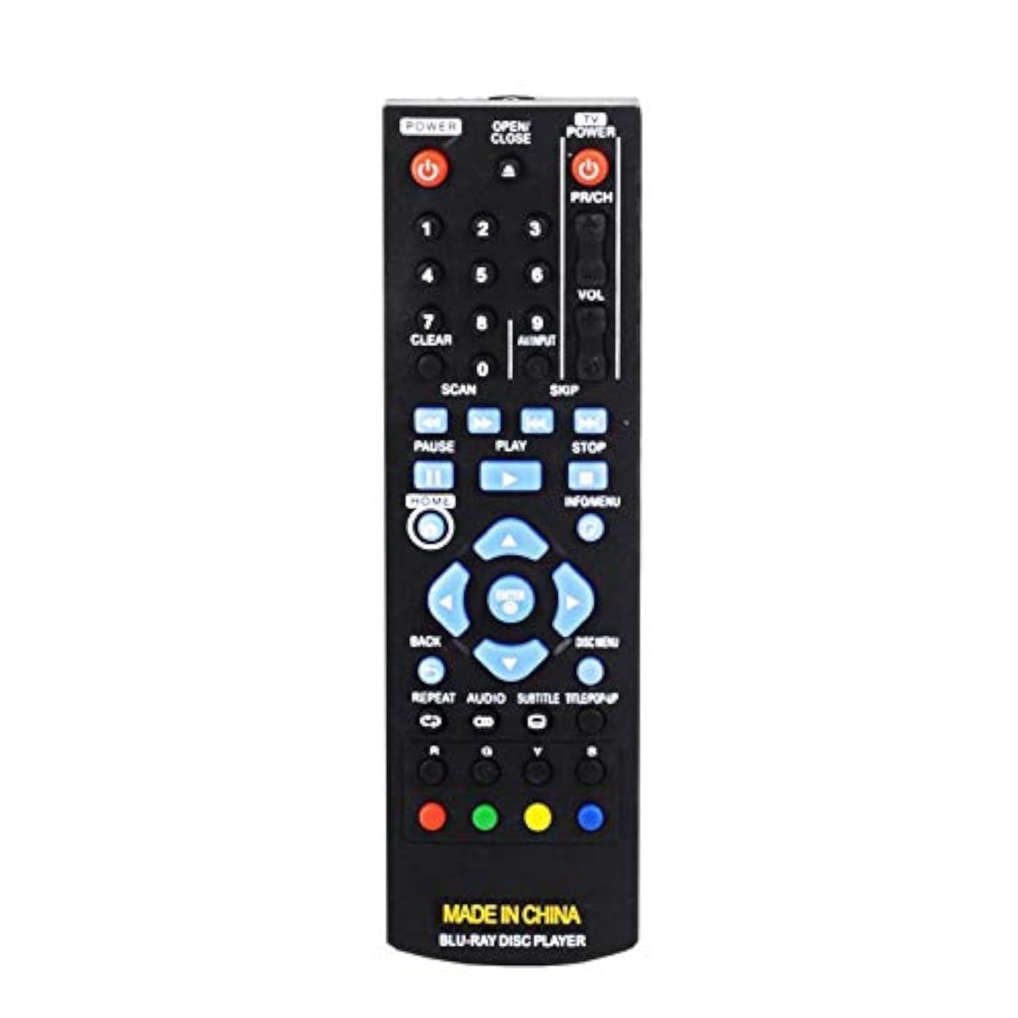 AWO AKB73615801 Replacement Remote Control Fit for LG DVD/DVDR Blu Ray Audio Home Theater BP220 BP320 BP125 BP200 BP325W BD220
