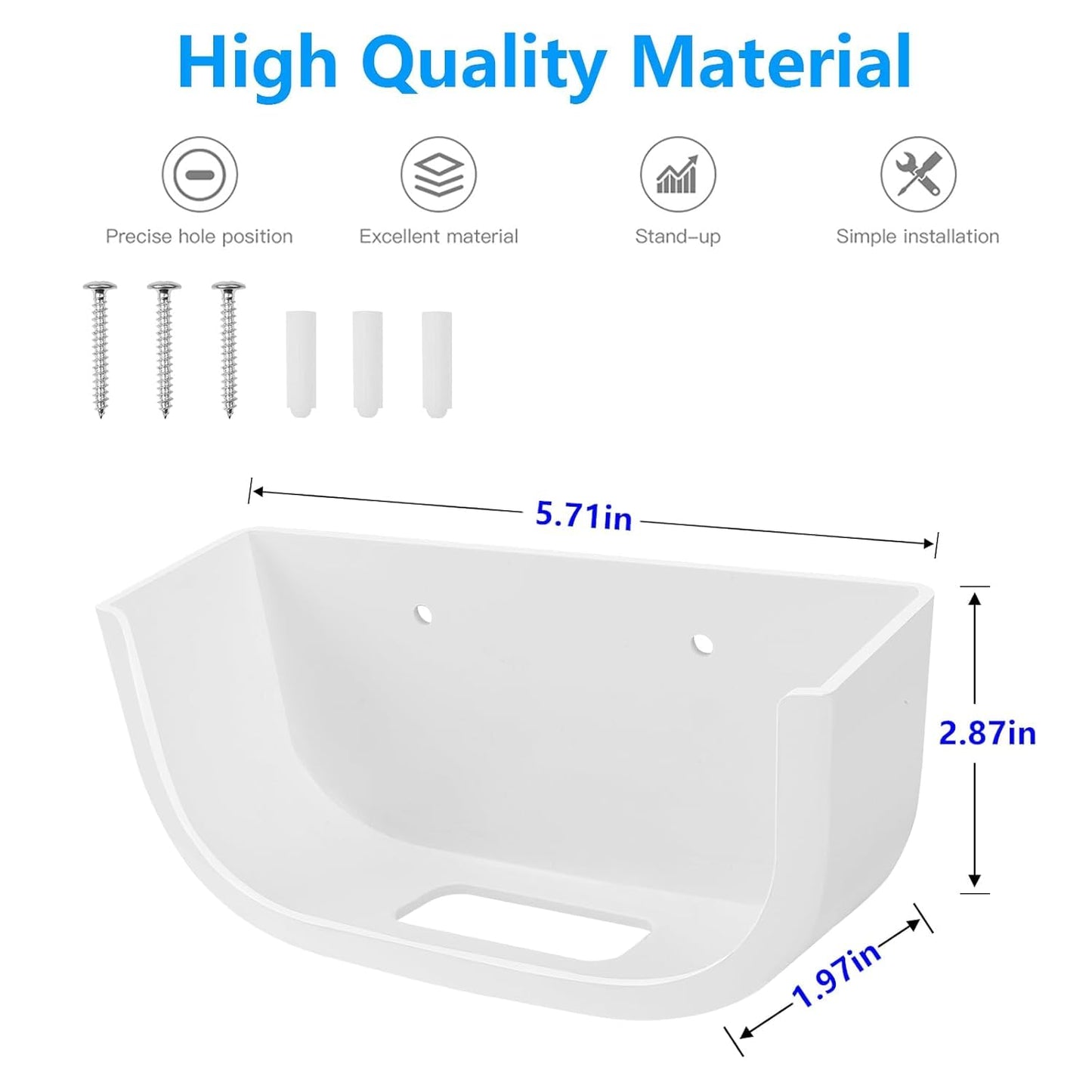 ???????????? 2Pcs Screwless Wall Mount Bracket for Eero Pro 6 WiFi, VHB Stick On Holder, Strong Adhesive Holder, No Tools No Drilling No Hole