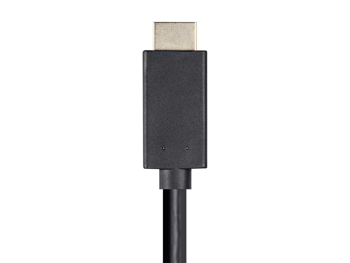 Monoprice DisplayPort 1.1 to HDTV Cable, 4K@24Hz, 1080p@60Hz, 48-bit Deep Color, Gold Plated Connectors, 6 Feet, Black